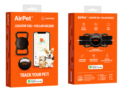 AIRPET - LOCATOR TAG & HOLDER: SILICONE HOLDER